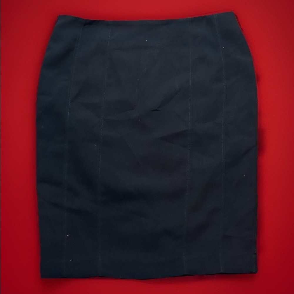 Elegant Black Cleo size 10 Pencil Office Skirt Lined Sissy CD TS - Picture 4 of 6